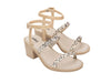 MELISSA GLOWING HEEL AD BEIGE-GOLD