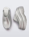 Melissa Clog + Marc Jacobs Ad  Silver