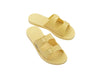 slippers clear, slippers yellow