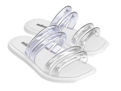 Melissa Airbubble Slide Ad White/Clear